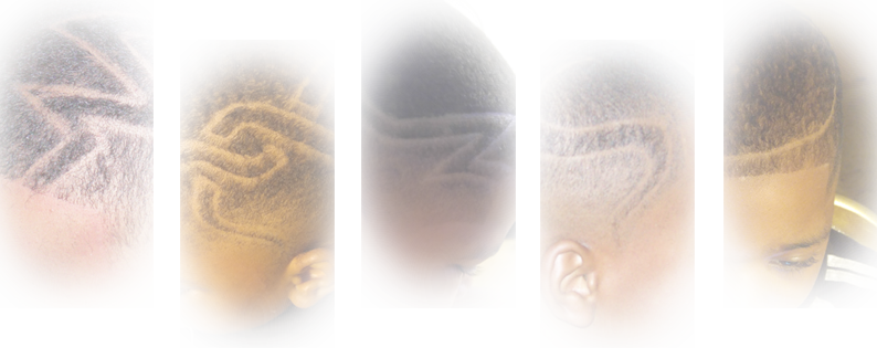 Multiple hair cut designs